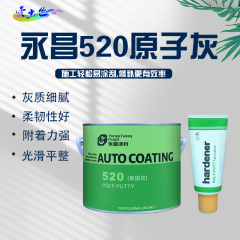 永昌520膏固原子灰 永昌520原子灰-整件（4桶） 快干