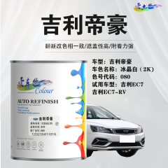 吉利帝豪 2K冰晶白（蓝相）