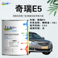 奇瑞E5 咖啡金